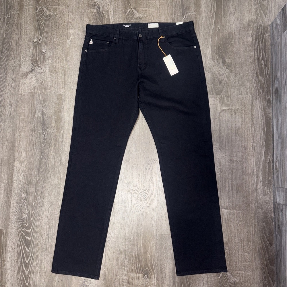 AG Adriano Goldschmied Jeans The Graduate Mens 38x34 Tailored Denim Pants NWT
